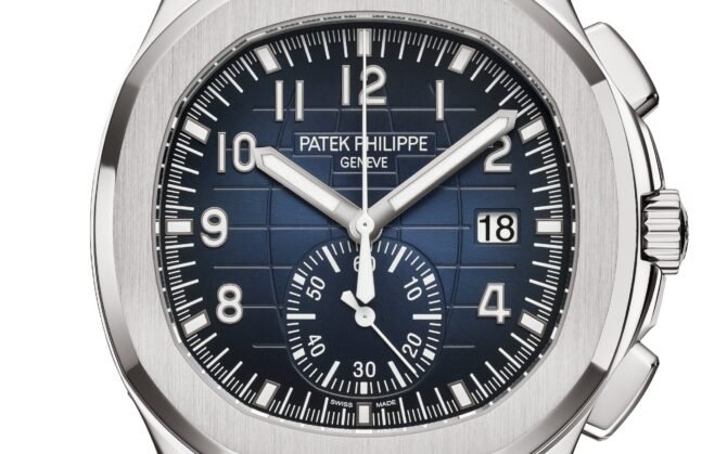 Patek Philippe Aquanaut Steel 5968A-001 with  Embossed dial Watch